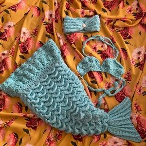 Crochet mermaid outfit